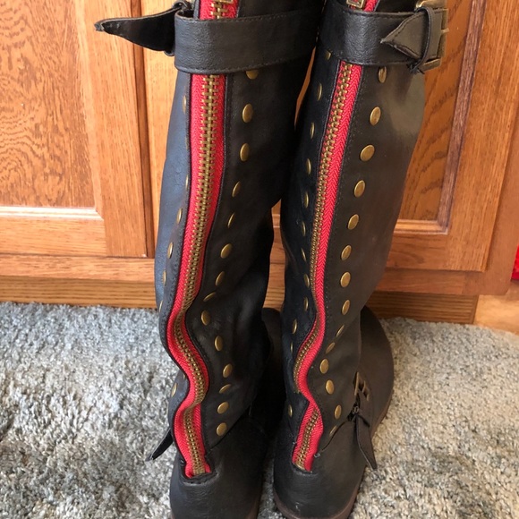 Brinley & Co. Shoes - Brinkley & Co. black knee high boots. Size 8.